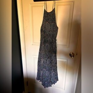 FREE PEOPLE flowy strappy midi dress